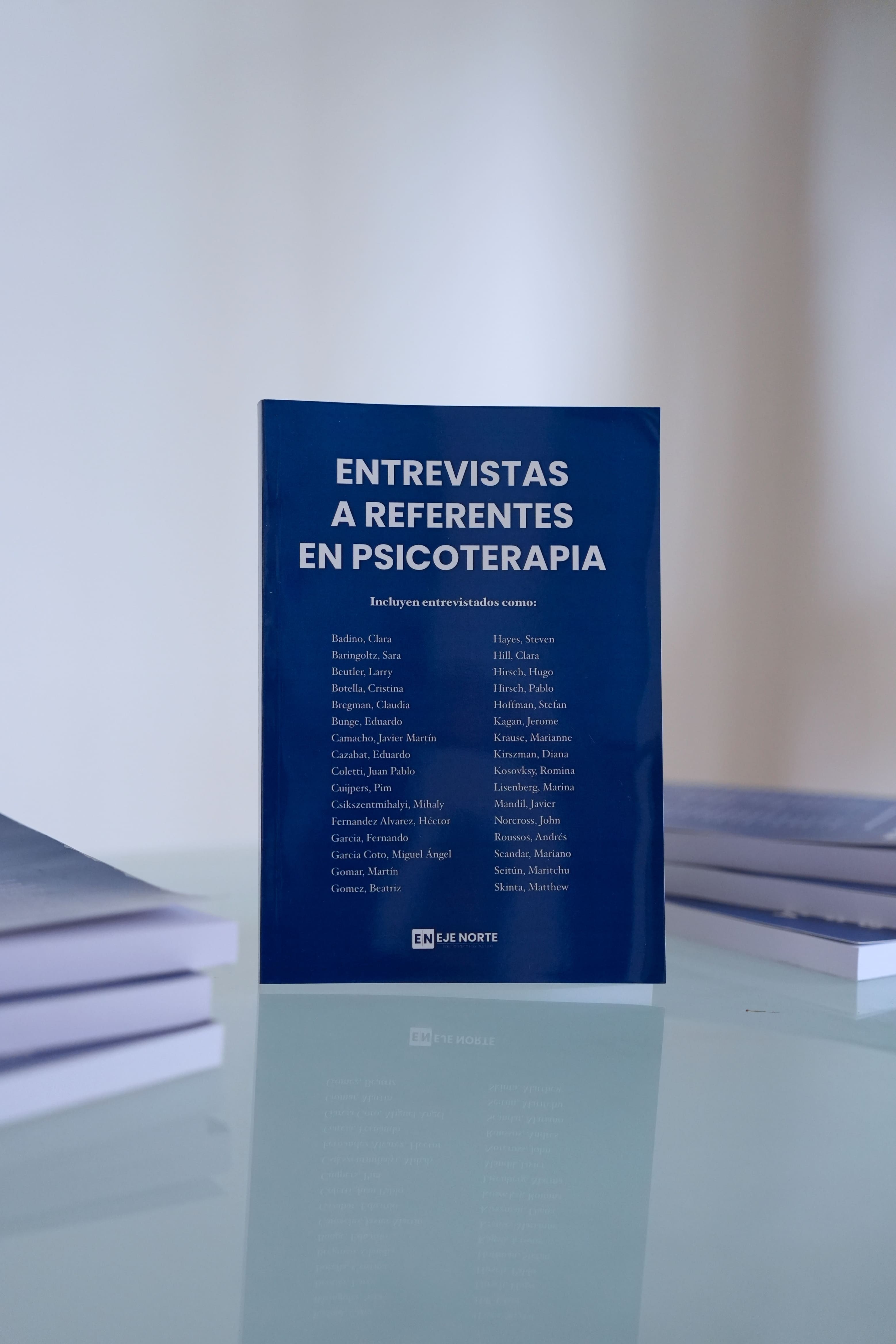 Tapa del libro Entrevistas a Referentes en Psicoterapia